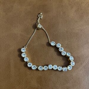 Elegant Gold and Silver Adjustable Bracelet